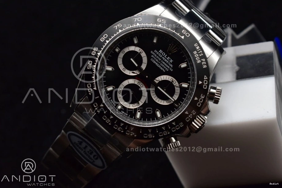 Black And Case Daytona SS V3 Clean 116500 904L Dial Bracelet 4130 0110